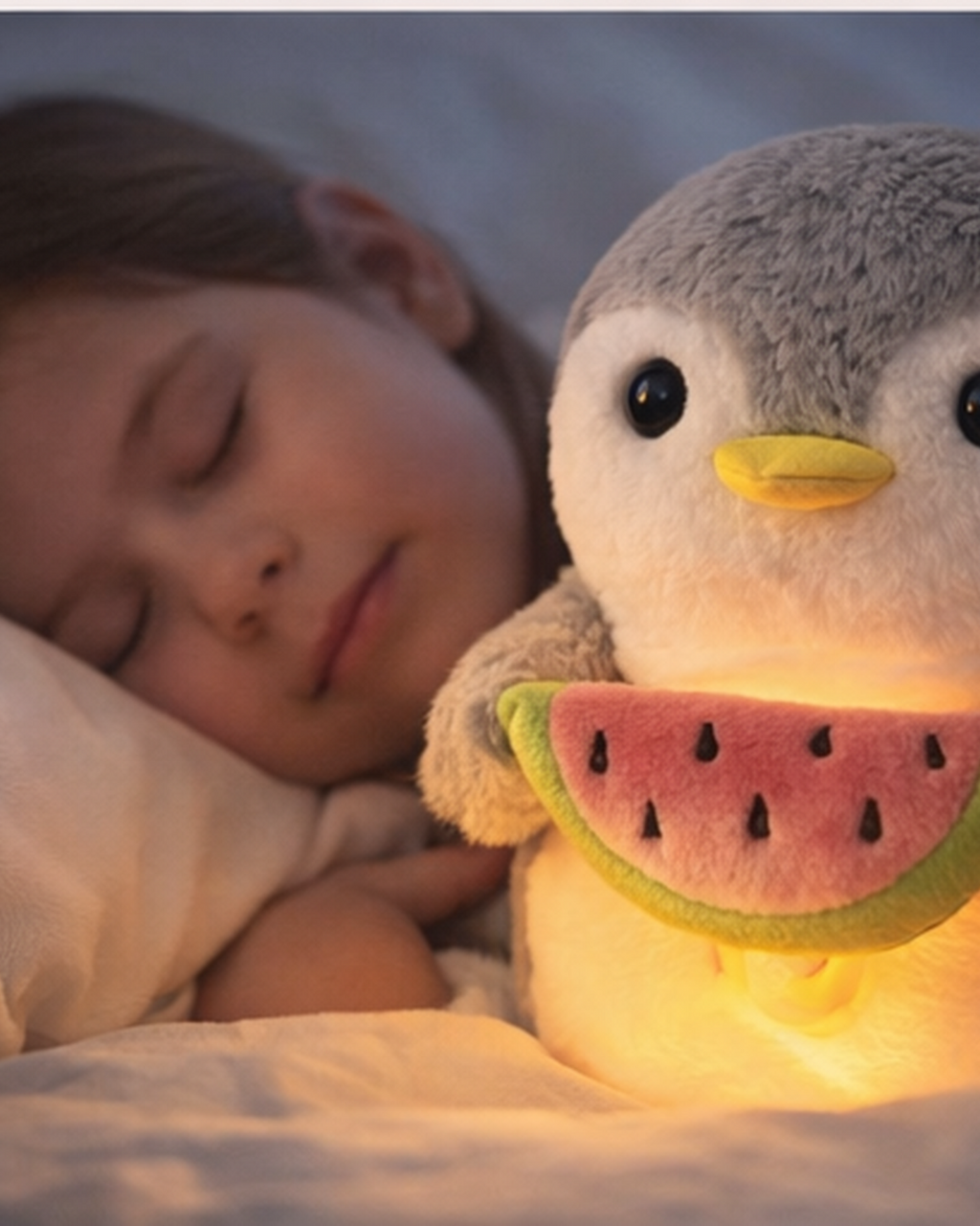PingüiAmigo - Peluche Terapéutico con Luz, Respiración Rítmica y Melodía