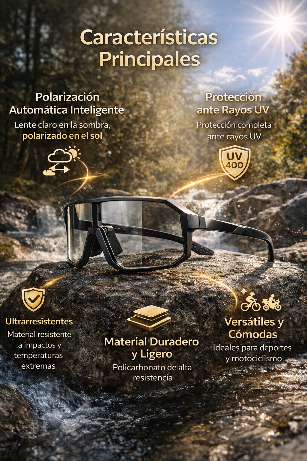Gafas Sport Polarizado Automático