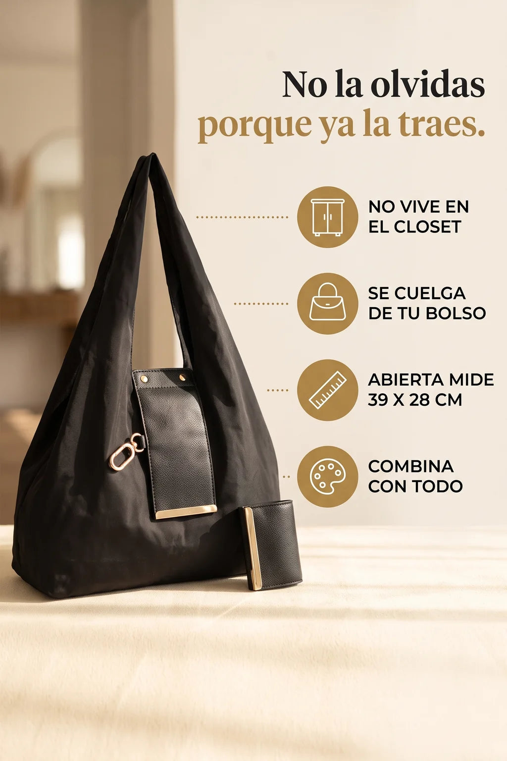 La Pocket Tote y cuatro razones por las que no se te olvida
